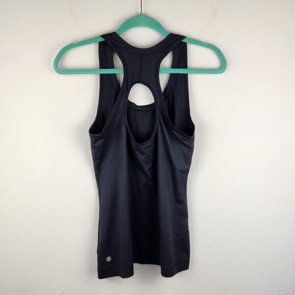 Athleta Simone Biles "Because I Can" Nitro Racerback Tank Top Black sz S - Picture 2 of 9